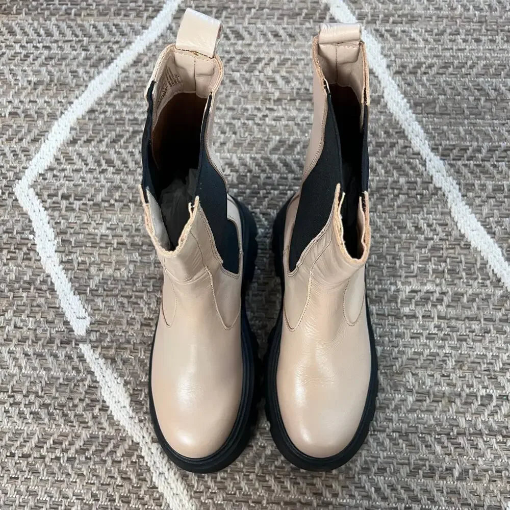 ALOHAS Chunky Lug Sole Boot Sz 38/ US 7-7.5